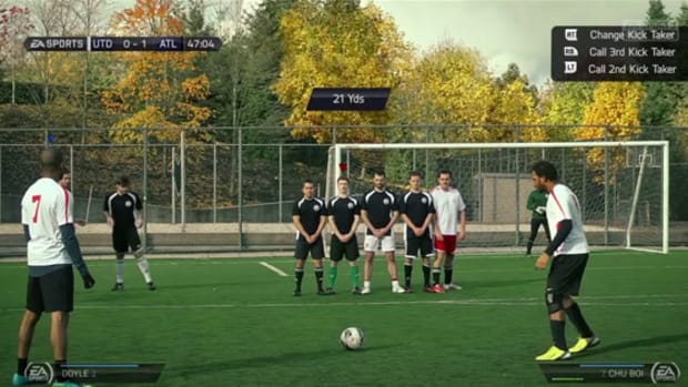Video Game Soccer in Real Life