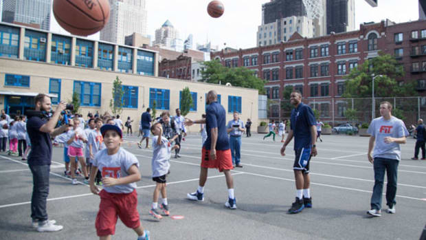 New York Students Work Out with Top NBA Prospects