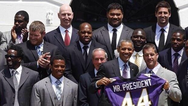 Ravens Congratulated by President Obama at White House
