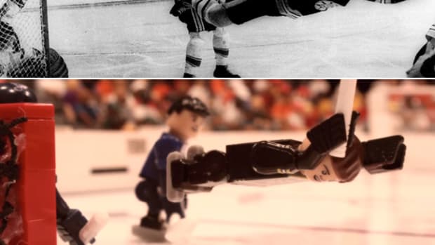 Iconic Bobby Orr Goal Recreated with OYO Sportstoys