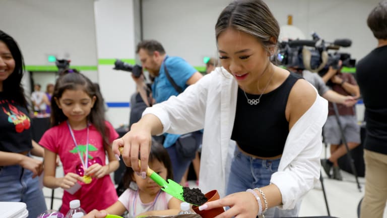 Gold Medalist Sunisa Lee Makes an Impact at Her Old School