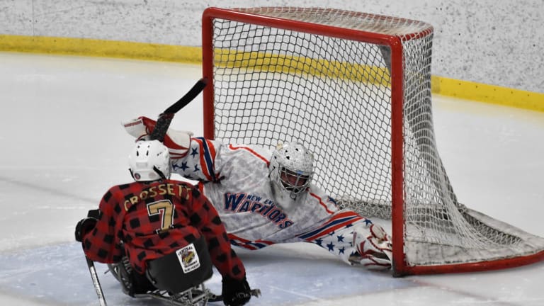 Sled Hockey: Huge Hits, Top Speeds, and Next-Level Dangles
