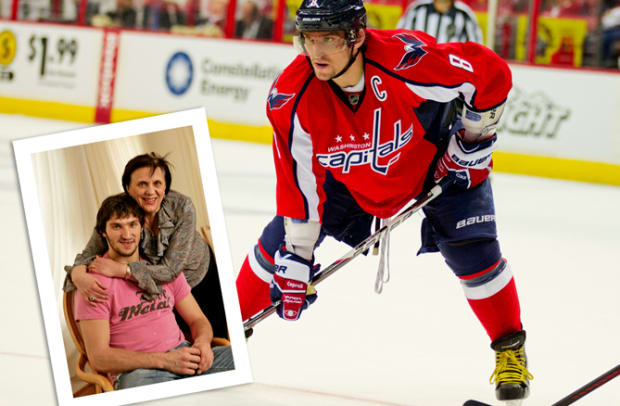 Sports Stars With Their Athlete Moms - 1 - Alex and Tatiana Ovechkin