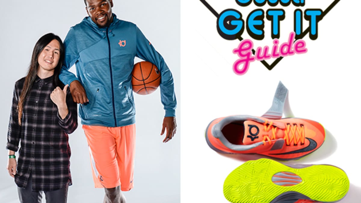 kevin durant different color shoes