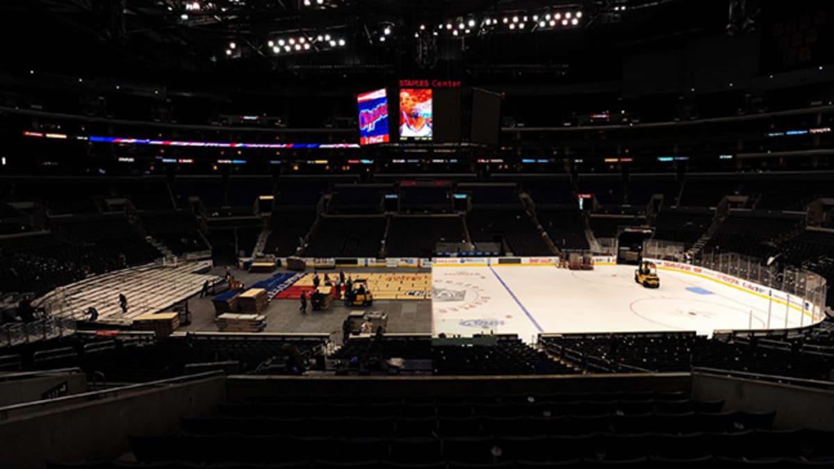 How the Staples Center Swaps Rinks for Courts - SI Kids: Sports