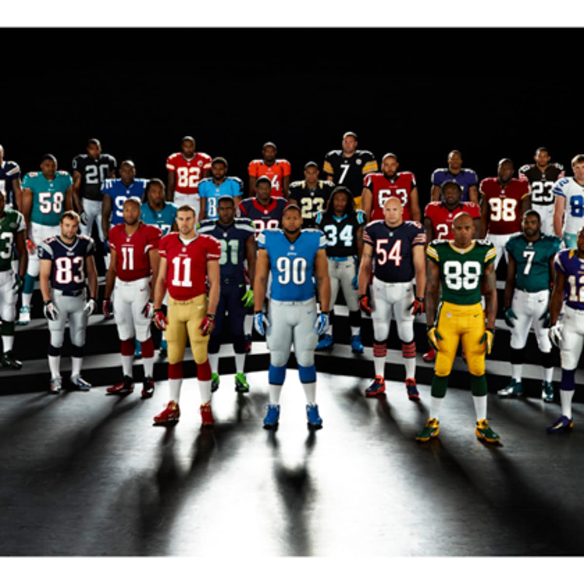 The New NFL Uniforms and Throwbacks Ready to Take the Field - Boardroom