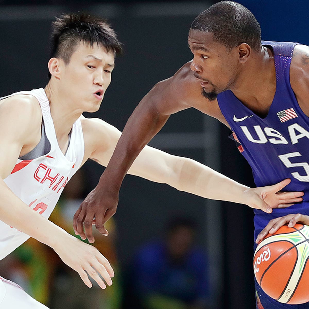 Olympic Basketball Player Durant Olympic Jersey