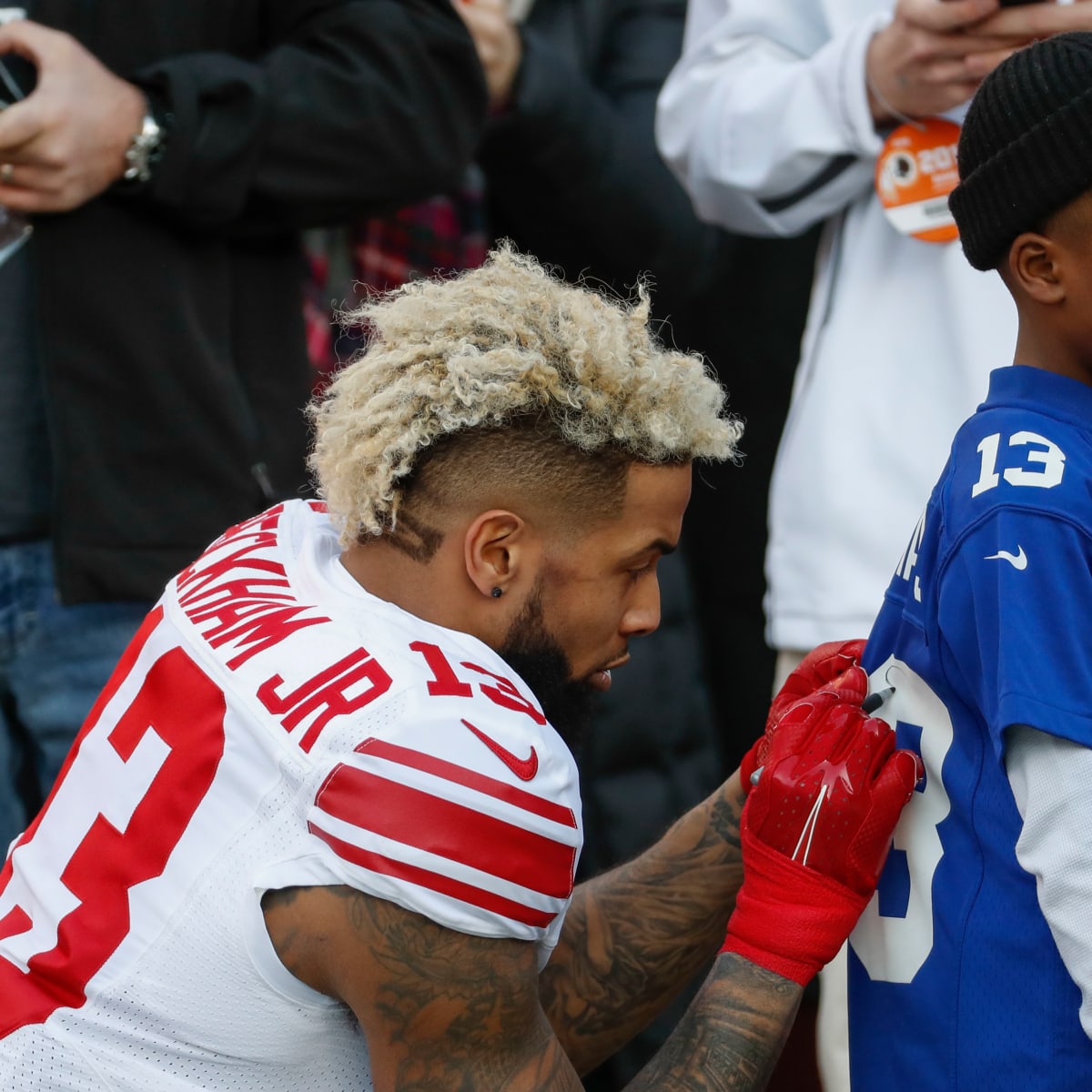Girls odell top beckham jersey