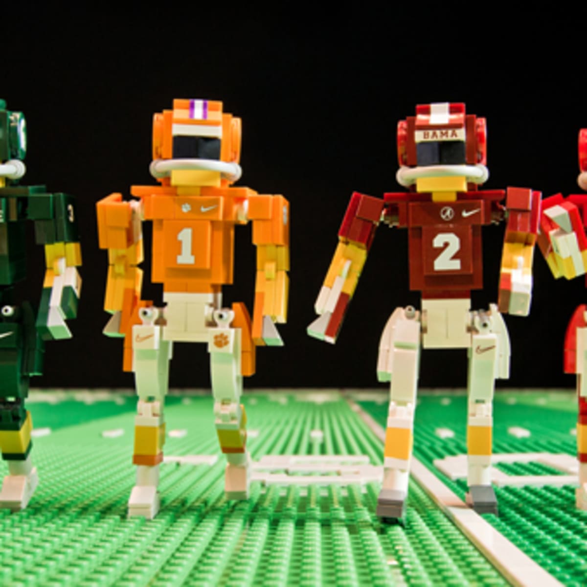College cheap football legos