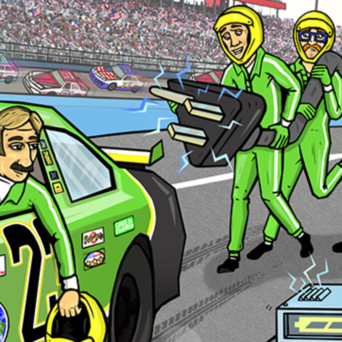 Electric cars sales in nascar