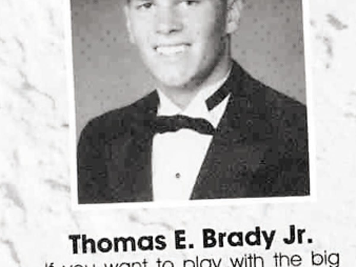 yearbook tom brady high school