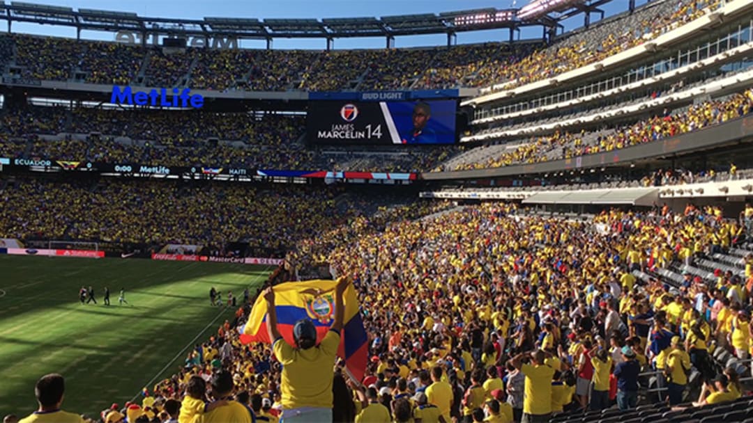 Ecuador Fans Turn Copa Match Into a Home Game