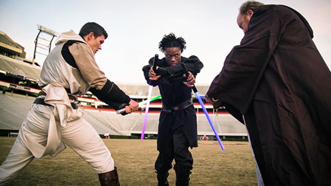 Behind the Scenese of Georgia Reciever Chris Conley's Star Wars Fan Film