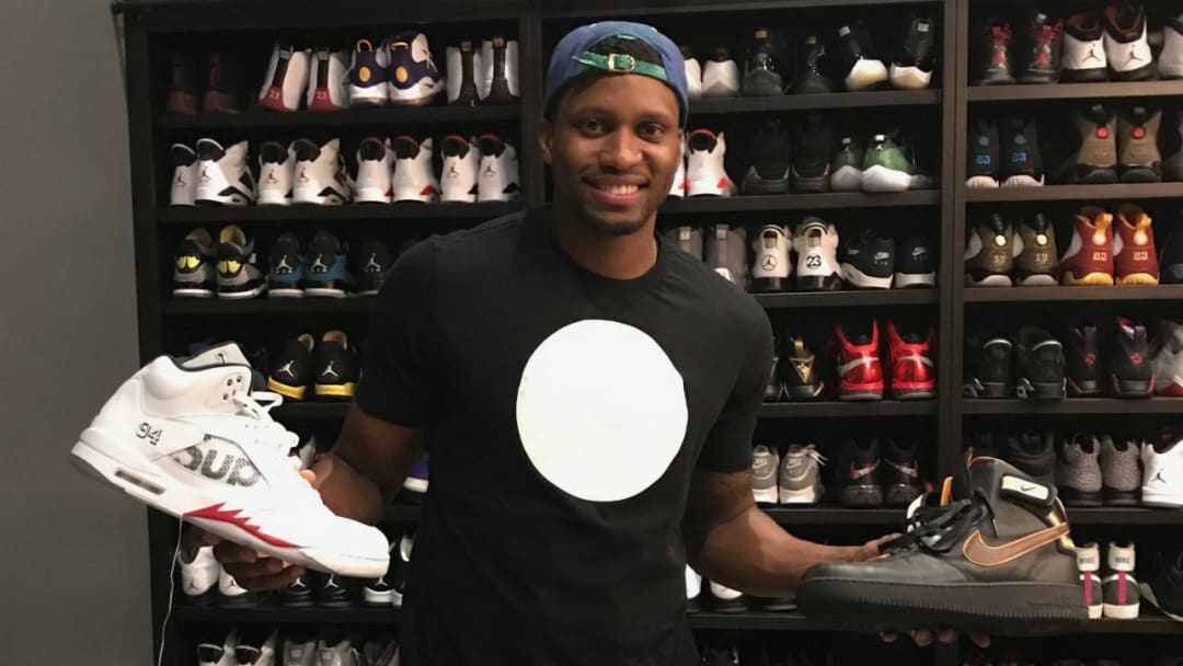 Inside Rudy Gay's Massive Sneaker Closet