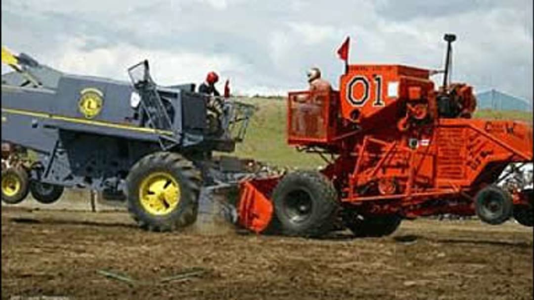 Fun at the County Fair: The Combine Demolition Derby
