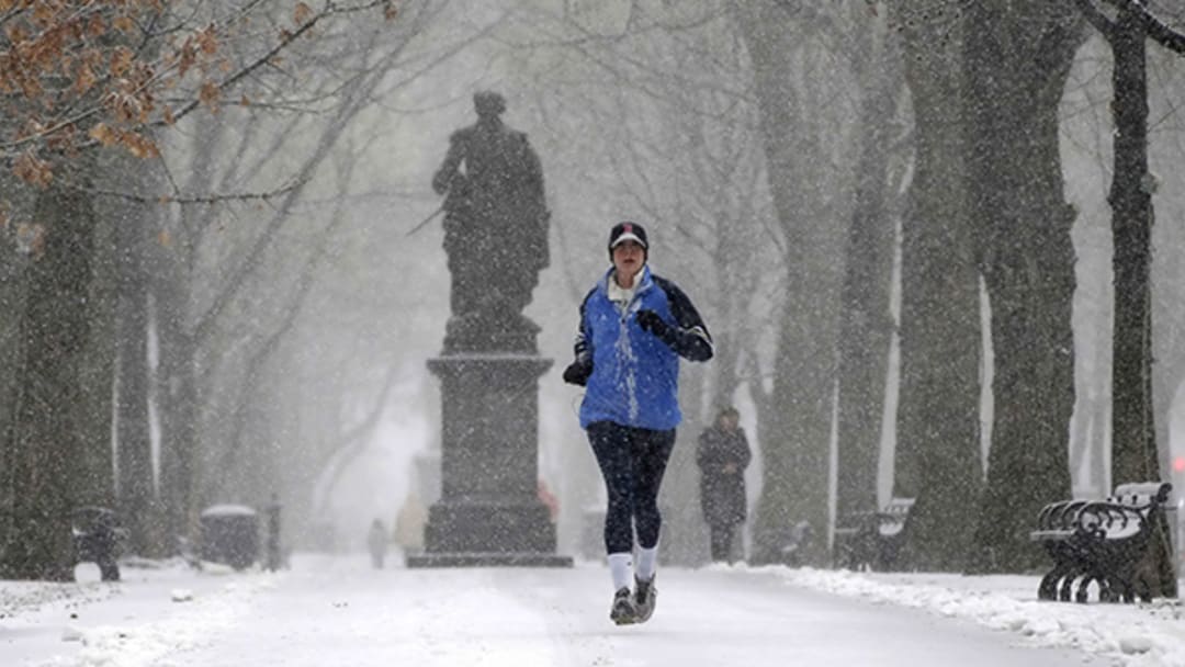 Snow and Cold Can’t Stop Runners Training for the Boston Marathon