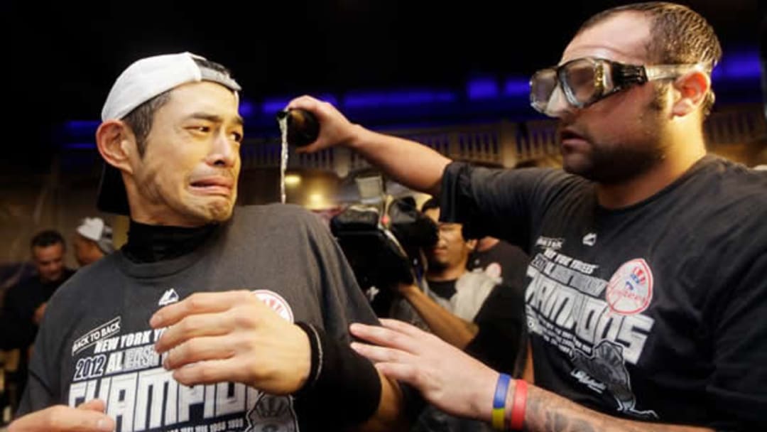 Ichiro and Joba star in the best division clinching photo ever