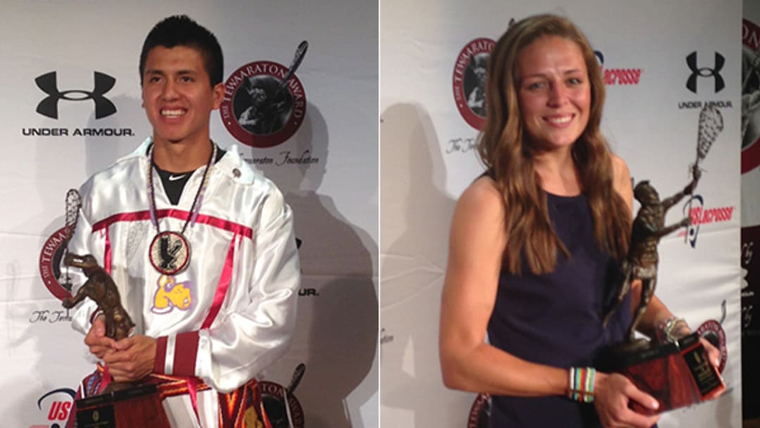 Lyle Thompson, Taylor Cummings Win Tewaaraton Award