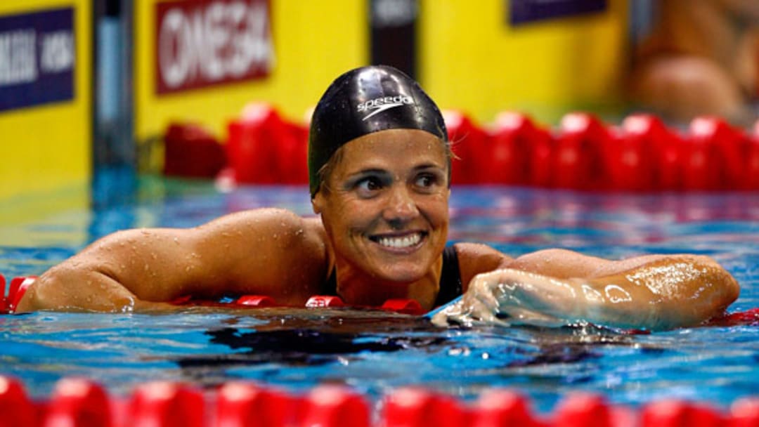 Olympic Legend Dara Torres Declares Swimming the "Funnest" Sport