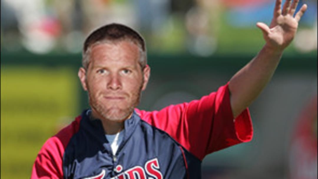 Favre Announces Return... To Baseball!