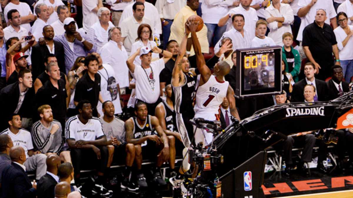 Chris Bosh Block Sends Heat to Game 7 - SI Kids: Sports News for