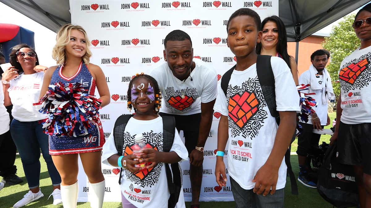 John Wall Hosts D.C. Back to School Event SI Kids Sports News for Kids Kids Games and More