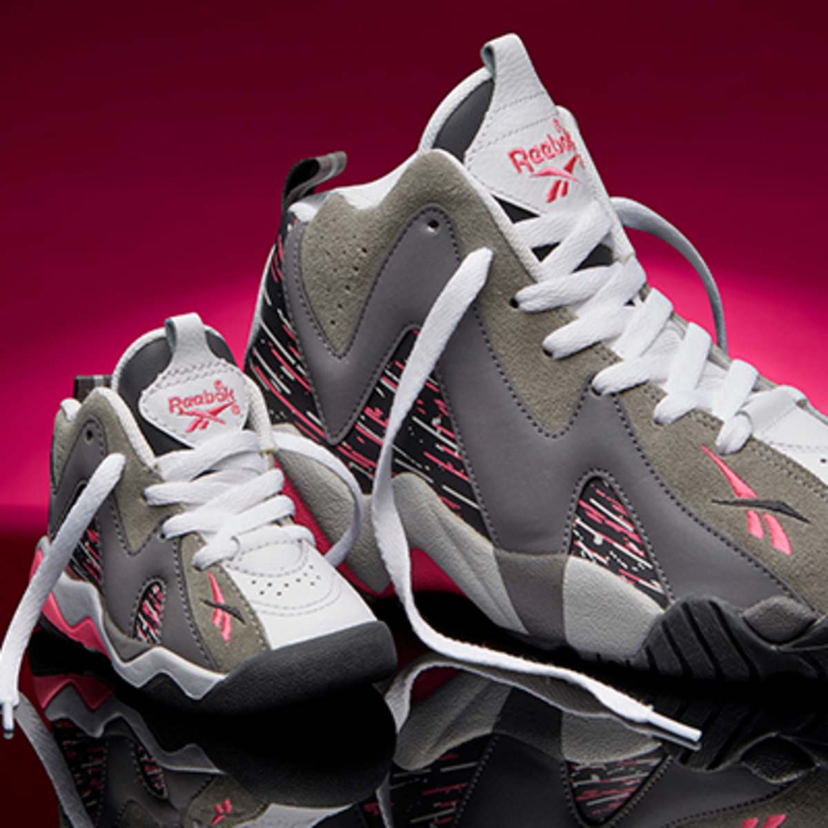 Reebok kamikaze pink and grey on sale