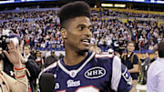 Tiquan Underwood's Big Hair is Big News on Media Day