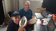 Father-Son Tech Team Create Smart Football