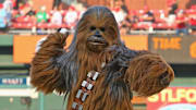 Chewbacca Throws Out First Pitch on Cardinals Star Wars Night