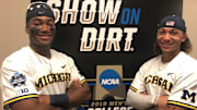 Michigan's Brewer and Nwogu Traded Football For Baseball