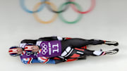 The View from the Sled During an Olympic Luge Run