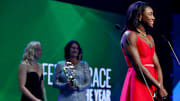 Stars Appear at Swimming's Golden Goggle Awards