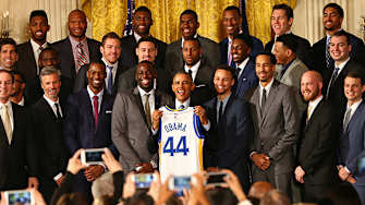 Warriors Celebrated at White House