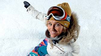 Gretchen Bleiler Takes Flight
