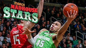 Michigan State’s Denzel Valentine gives Spartans steadying presence
