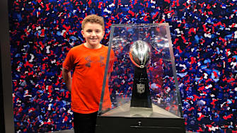 Kid Reporter Tries Out New NFL Experience in NYC