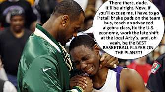 LeBron James Does LITERALLY EVERYTHING