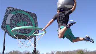 Exclusive: Dude Perfect and Nerf Go Gigante!