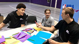 2017 Draft Class Gives Back Through NBA Cares