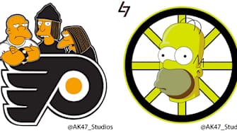 Simpsons NHL Logos are the Best NHL Logos