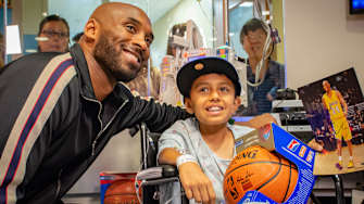 Kobe Bryant Brings "The Punies" Podcast to Children’s Hospital of Orange County