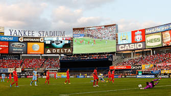 Soccer Invades Yankee Stadium!