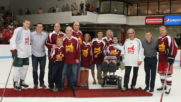 Hockey Rivals Come Together for a Good Cause at Comm Ave Classic