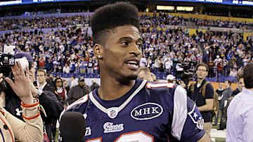 Tiquan Underwood's Big Hair is Big News on Media Day