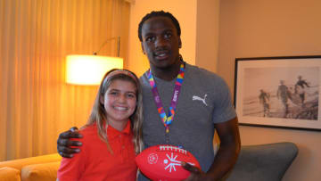 Kansas City Chief Jamaal Charles Inspires at Special Olympics World Games