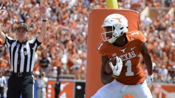 Texas Receiver John Burt Deftly Balances Two Sports