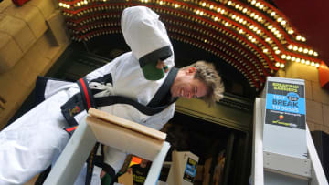 Martial Artist Leif Becker Smashes World-Record 12,000 Boards For Charity