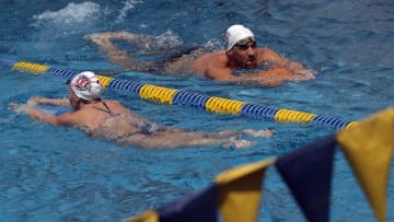 U.S. Swim Team Trains in San Antonio Before Rio