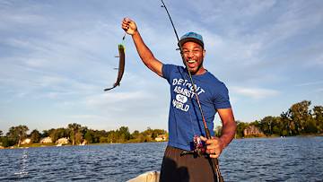 Golden Tate and Brian Robison Know How to Reel 'em In